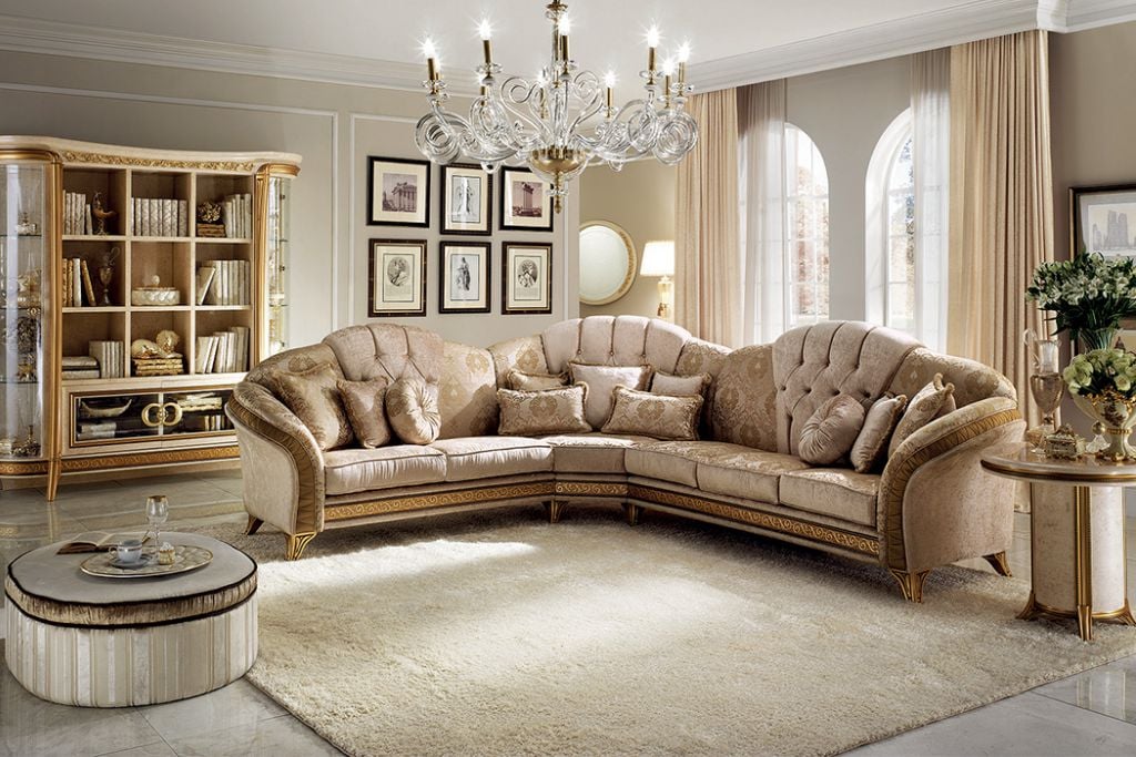 Elegant sofas store living room